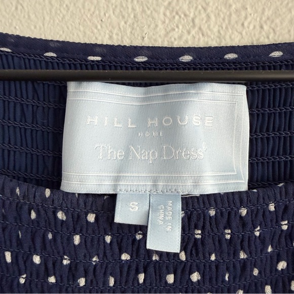 Hill House Cosima Nap Dress in Navy Polka Dot - Picture 6 of 10